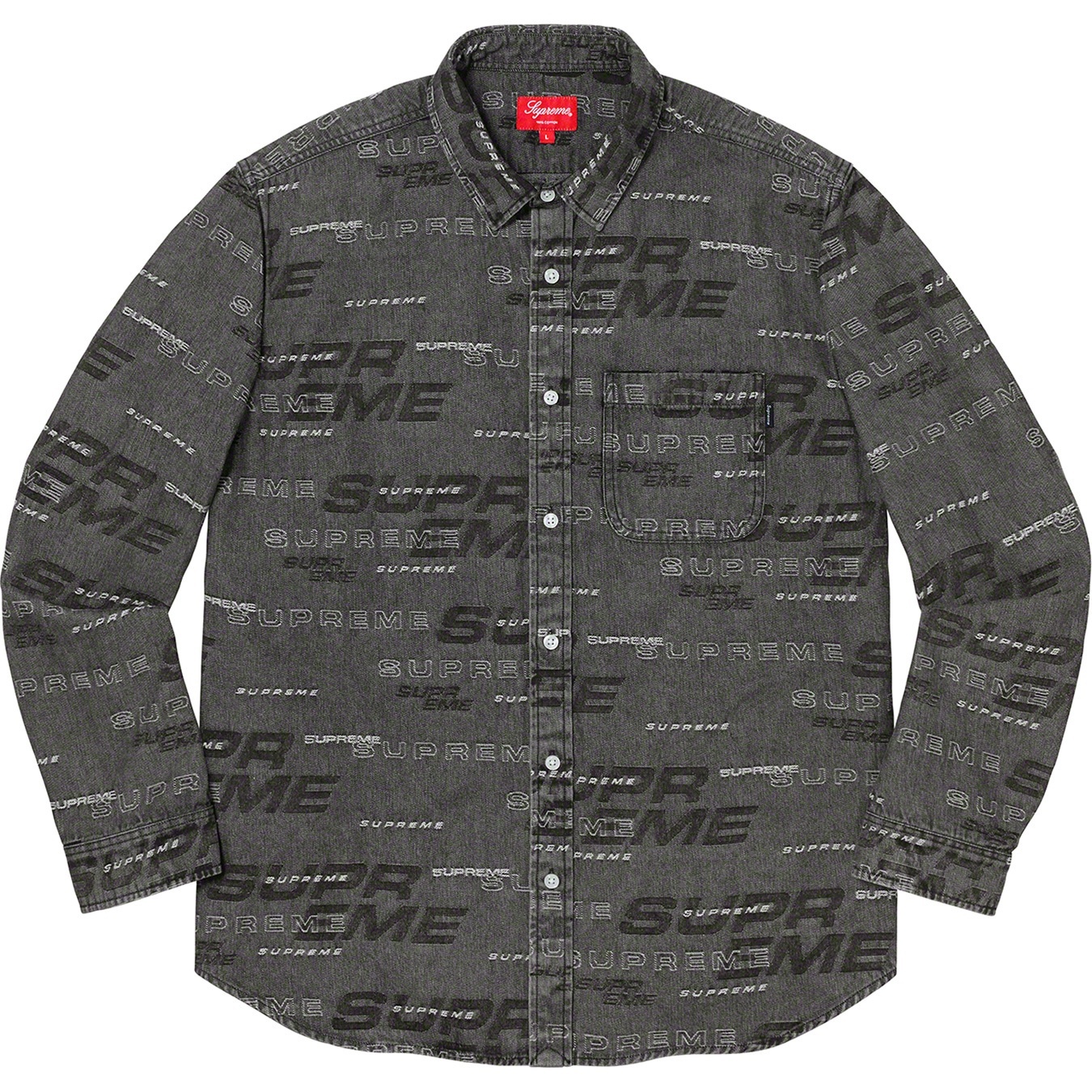 Dimensions Logo Denim Shirt view 5